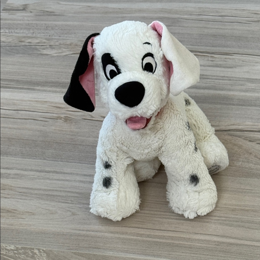 Plush Dalmatian Dog Toy - White and Black